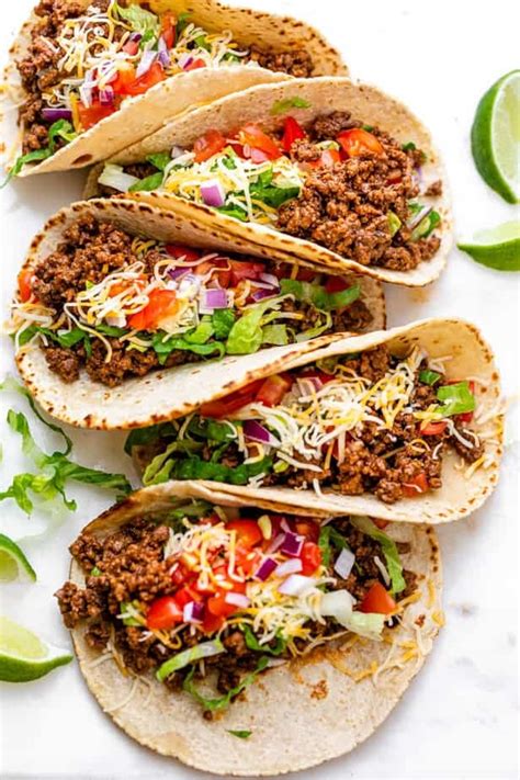 Ground Beef Tacos {Easy 10 Minute Recipe!} | FeelGoodFoodie