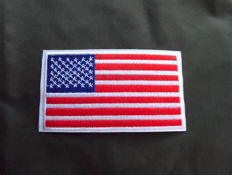 US Tactical American Flag Patch White Army 3.5 x 2 | Etsy