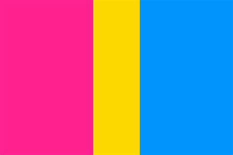 Pansexual Flag Color Palette