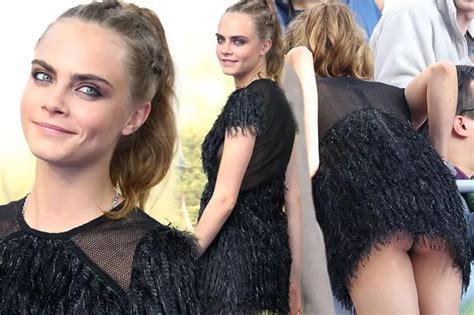 Cara Delevingne shows off a little too much of her pert posterior at ...