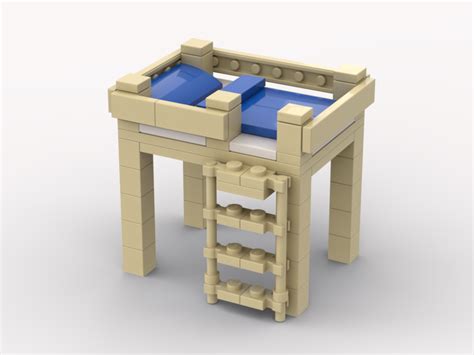 LEGO MOC Loft Bed by Chricki | Rebrickable - Build with LEGO