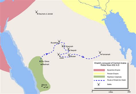 Khalid ibn al-Walid's Campaign in Arabia (Illustration) - World History Encyclopedia