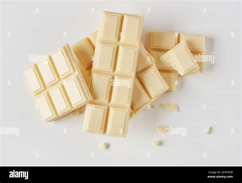 White chocolate bars Stock Photo - Alamy