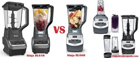 Ninja BL610 vs BL660 Professional Blender Reviews To Buy in 2019