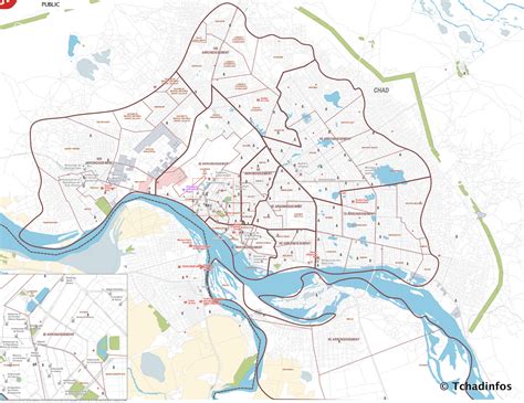 Tchad: voici la délimitation de la ville de N’Djamena | Tchadinfos.com