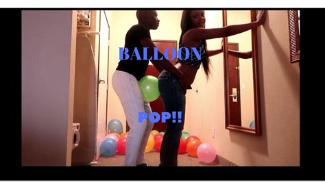 BALLOON POP CHALLENGE!!!*HILARIOUS* - YouTube