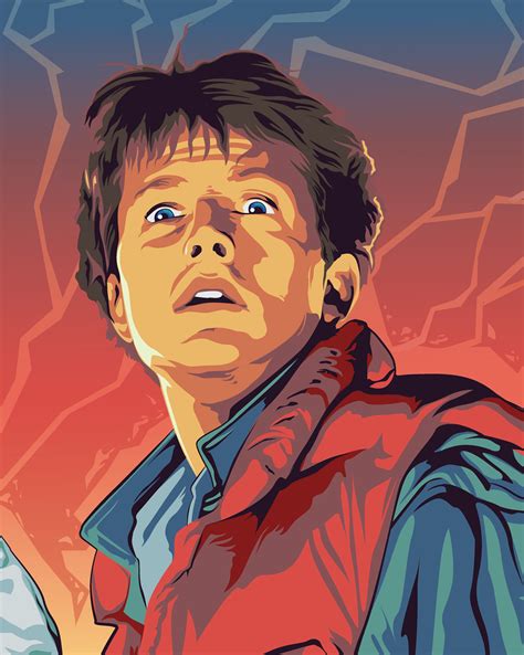 Back To The Future on Behance Action Movie Poster, Movie Poster Art, Digital Portrait Art ...
