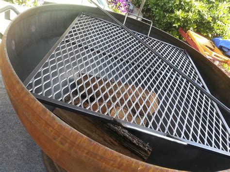 Fire Pit Cooking Grates Large | FIREPLACE DESIGN IDEAS