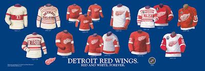 Detroit Red Wings - Franchise, Team, Arena and Uniform History ...