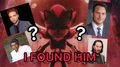 I FOUND THE OFFICIAL SHADOW VOICE ACTOR FOR THE 3rd SONIC MOVIE! - YouTube