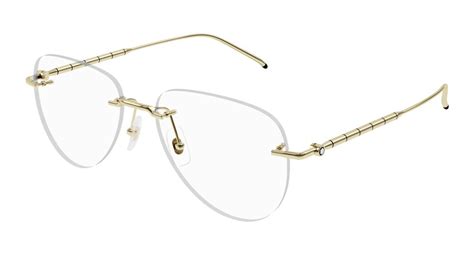 Montblanc Optical Frame Gold MB0312O-002 - The Optik Studio