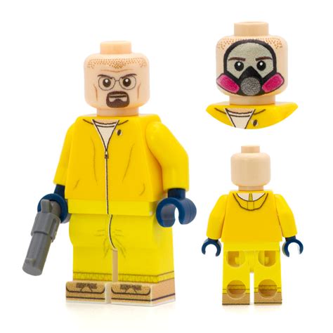 Walt and Jesse in HAZMAT suits - Custom Design Minifigures