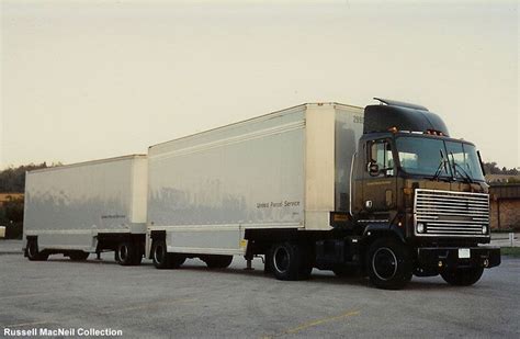 United Parcel Services Mack Ultraliner pulling doubles | Diesel trucks, Trucks, Chevy diesel trucks