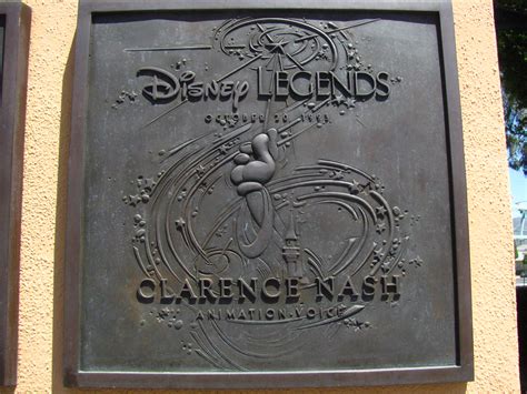 Clarence Nash Disney Legend at the Disney Legends Plaza | Flickr