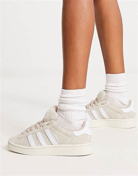 adidas Originals Campus 00s sneakers in beige and white | ASOS