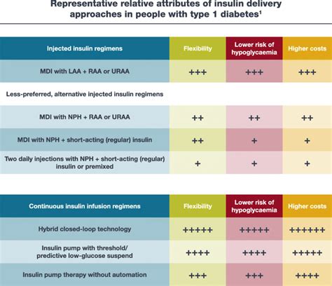 Choices of insulin regimens in people with type 1 diabetes. CGM ...