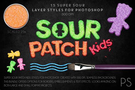 Sour Patch Kids Candy By Fly Girl Media Design Studios | TheHungryJPEG