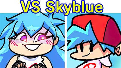 Friday Night Funkin' VS SkyBlue FULL WEEK + Cutscenes (FNF Mod/Hard ...