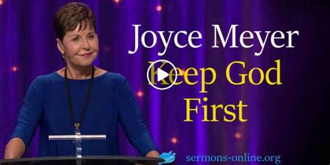 Keep God First, 31 Jan. 2018 - Joyce Meyer sermons 2018