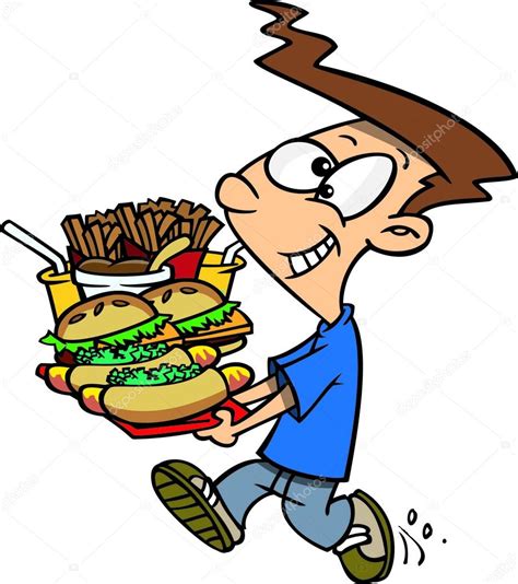 Hungry Boy Clipart