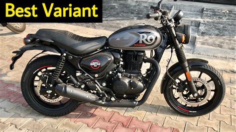 2022 Royal Enfield Hunter 350 Metro Dapper Grey Full Detail Review In Hindi - YouTube