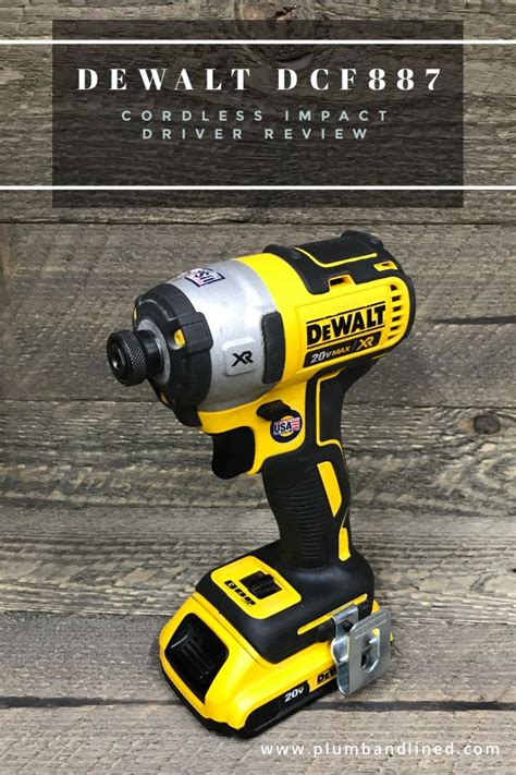 DeWalt 20V Max XR Cordless Impact Driver Review DCF887