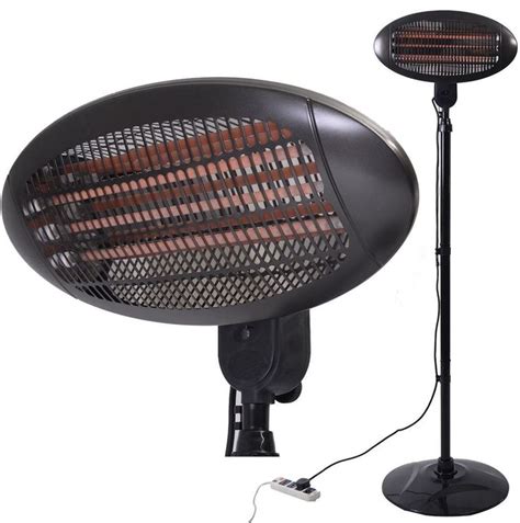 Portable Electric Heater Adjustable Heat Patio Heaters Garden Yard Warm ...