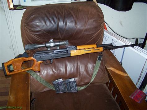 Gunlistings.org - Rifles Romanian FPK 7.62X54R Sniper Rifle As Is.