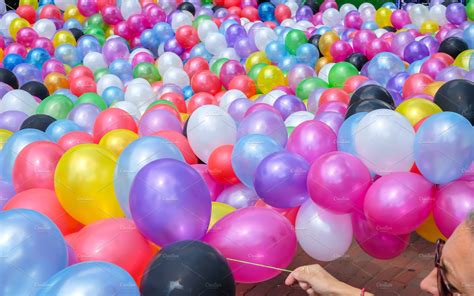 Colorful balloons at the children's featuring balloon, colorful, and party | School & Education ...