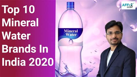 Top Mineral Drinking Water Brands In India ! - YouTube