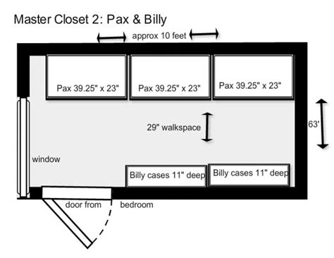 8 best images about Walk-in closet dimensions on Pinterest