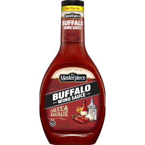 KC Masterpiece Buffalo Wing Sauce & Marinade, 16 oz - Walmart.com - Walmart.com