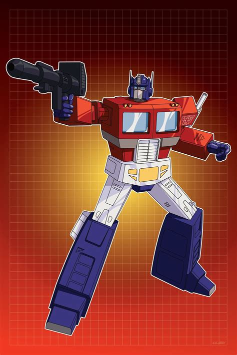 Optimus Prime Original Art Digital Download - Etsy