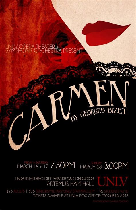 Carmen (Georges Bizet) | Ballet posters, Opera, Theatre poster