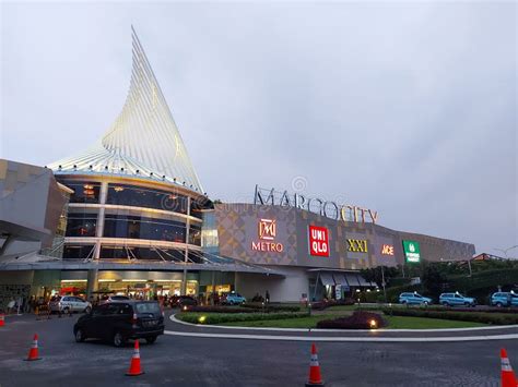 Front View of Margo City Mall in Depok City. One of the Modern Shopping ...