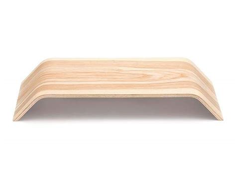 Handmade Minimal Wooden Monitor Stand for iMac, Display and More | Gadgetsin