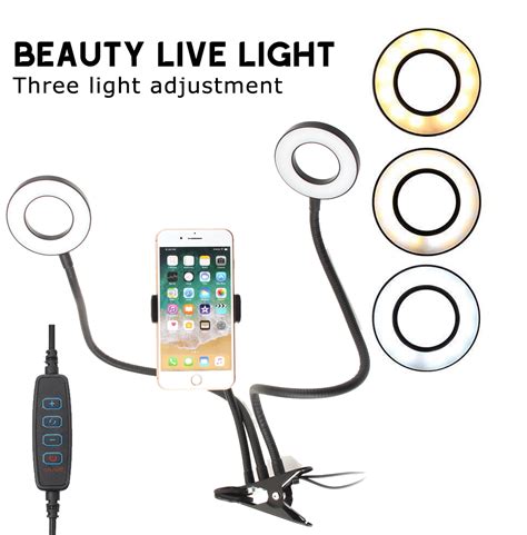 LED Ring Light Fill Light 2 Lights For Makeup Live Streaming Beauty Photography Light LED Fill Light