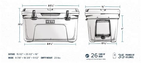 Yeti 45 Cooler Dimensions - Hunting Waterfalls