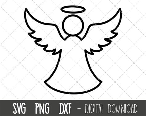 Angel SVG Angel Wings Svg Christmas Angel Svg Angel Vector | Etsy Canada