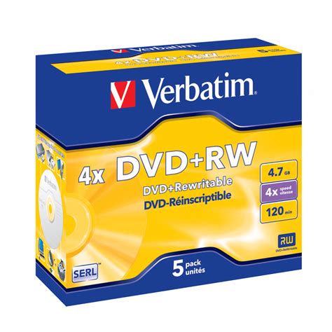 Buy DVD+RW Matt Silver | Verbatim DVD Recordable & Rewritable Discs | Verbatim Online Shop