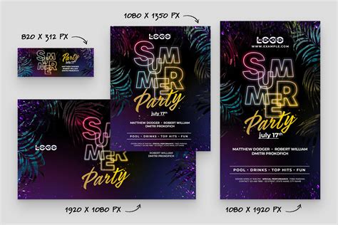 Summer Party Flyer Template [PSD] - BrandPacks