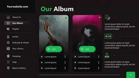 Spotify PowerPoint Template | Free Download