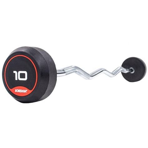 10 to 45kg Rubber Classic Curl Barbell Set (10 Bars) - Strength Training from UK Gym Equipment ...