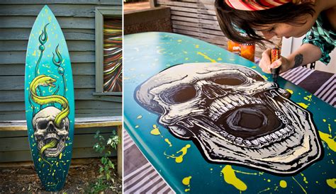 Fieldey, a Surf(board) Artist: Painting the Dream | The Inertia