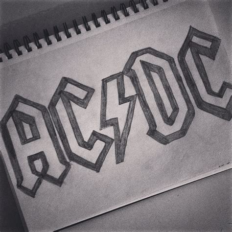 how to draw acdc logo - vanderplasgallery