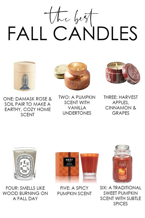 The Best Fall Candles - Life On Virginia Street