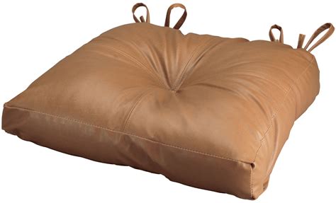 Faux Leather Chair Pad - Camel - Walmart.com