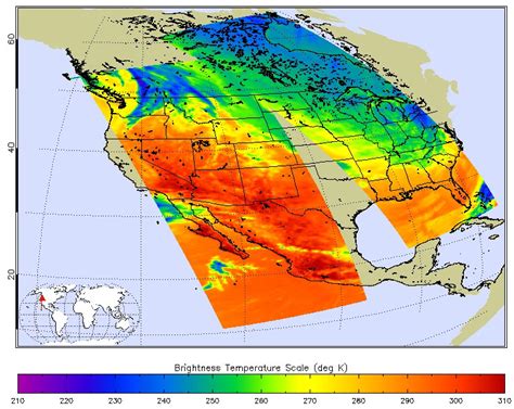 NASA satellite sees a warm winter in the Western US