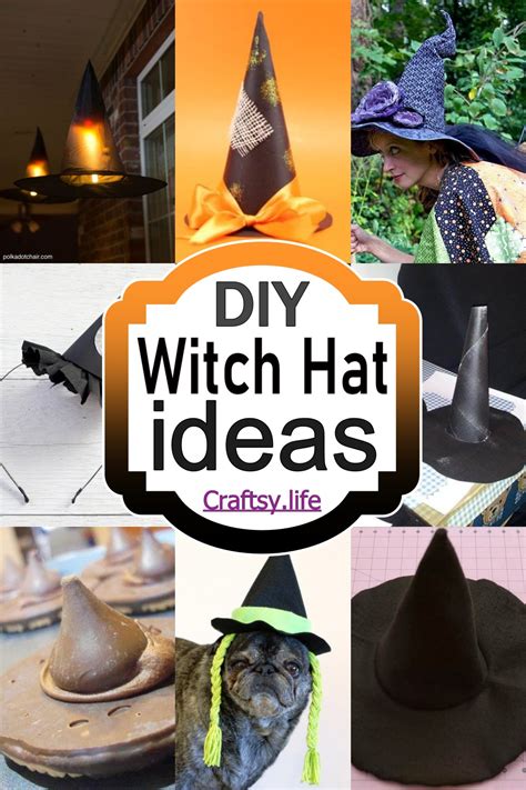 20 DIY Witch Hat Ideas For Halloween Season - Craftsy