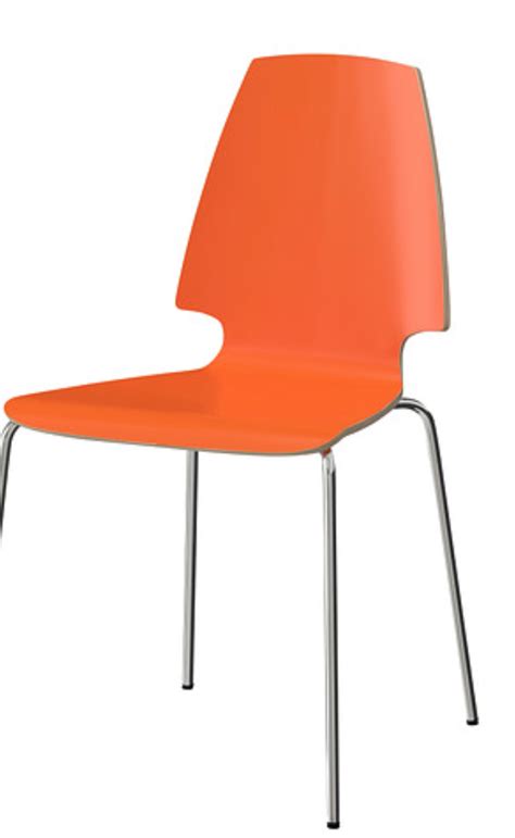 This chair comes in lots of colors including black and white. They are comfortable, easy to move ...